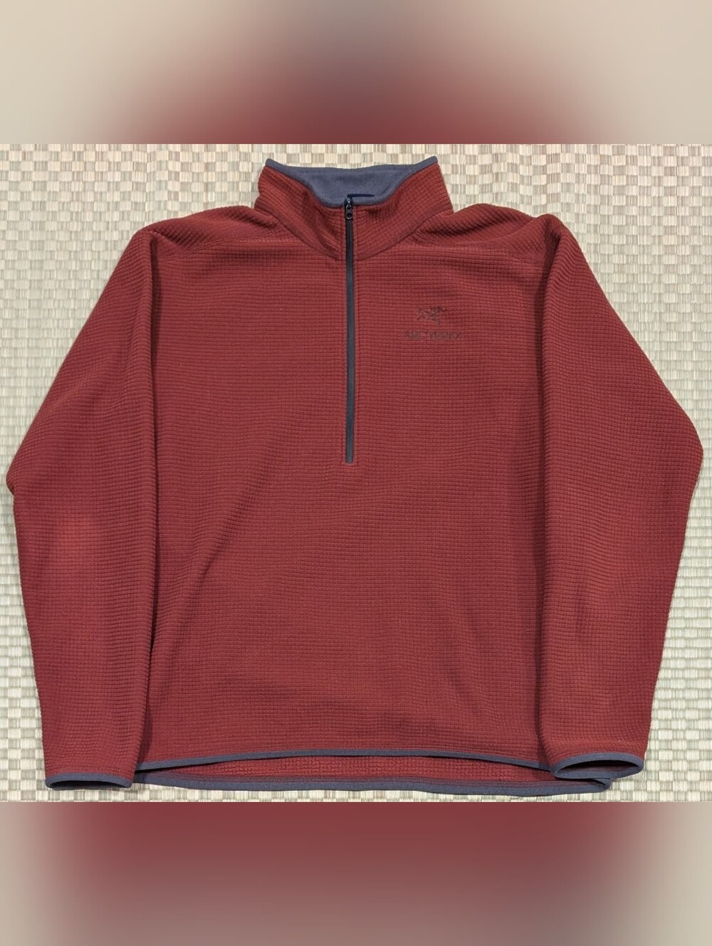 Arc'teryx Delta AR Zip Neck Fleece Red Men's Size Large Made in Canada
